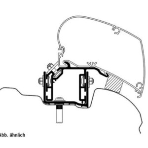 Thule Adapter 6300 MAN TGE/ VW Crafter